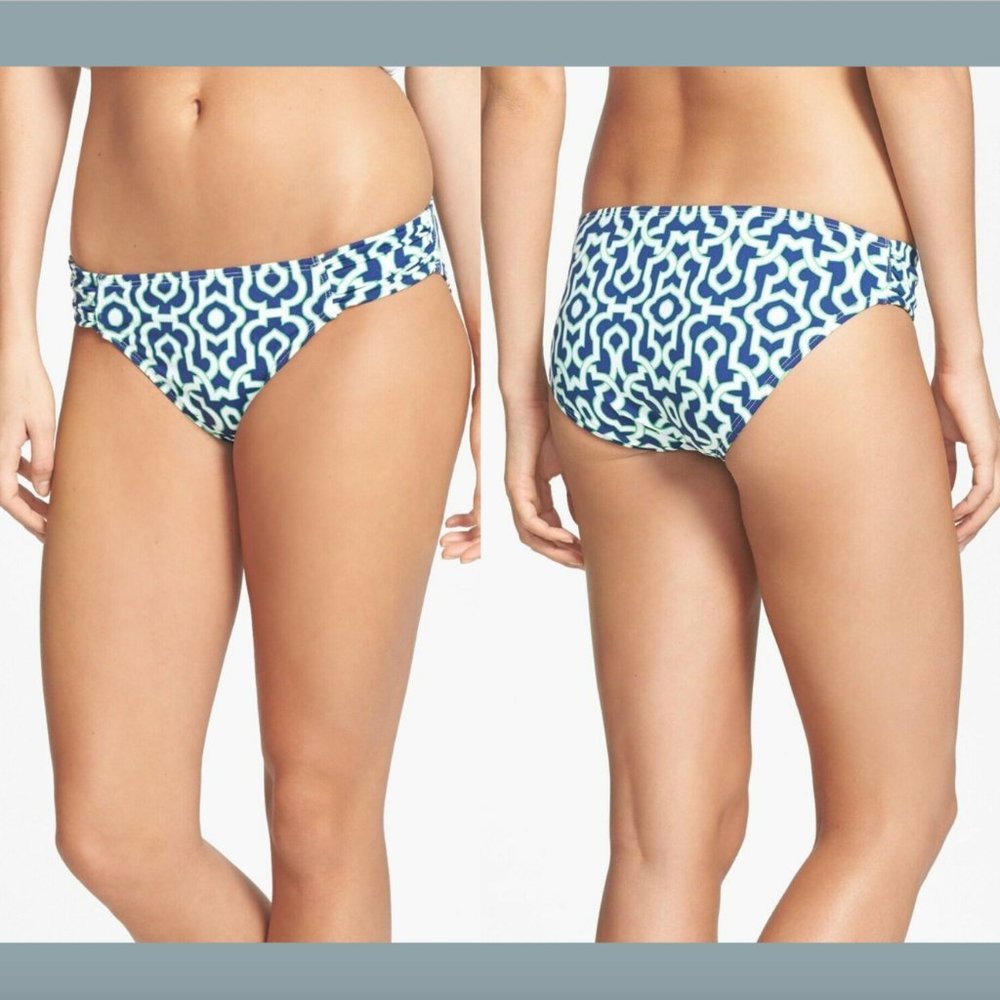 NEW Tommy Bahama‎ Malibu Medallion Tab Bikini Bottoms [ SZ XS ] #3747